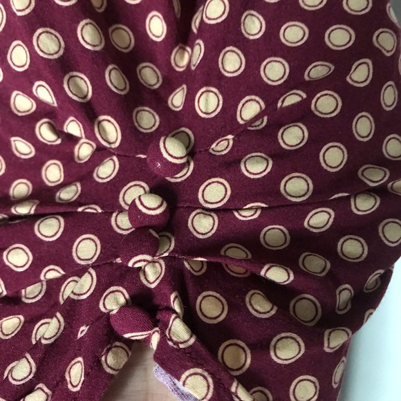 Trashy Diva wine dot Lizzie dress size 8 - Picture 7 of 12